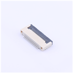 Kinghelm 0.5mm Pitch FPC FFC Connector 16P Height 2mm Front Flip Bottom Contact SMT FPC Connector--KH-FG0.5-H2.0-16PIN
