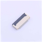 Kinghelm 0.5mm Pitch FPC FFC Connector 18P Height 2mm Front Flip Bottom Contact SMT FPC Connector--KH-FG0.5-H2.0-18PIN