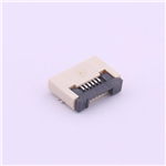 Kinghelm 0.5mm Pitch FPC FFC Connector 6P Height 2mm Front Flip Bottom Contact SMT FPC Connector