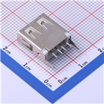 Kinghelm USB Type-A Connector female seat straight-KH-AF180ZJ-13.7