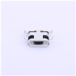 USB Micro-B Connector, Female, SMD, KH-MICRO0.8CB-5PJ