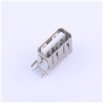 Kinghelm USB Type-A Female Connector, Side Insertion KH-AF90ZJ-10JBC