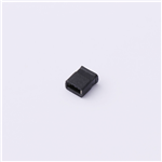 Kinghelm Kortsluitdop/Jumper Cap--KH-1.27TXM-BK-H3.0