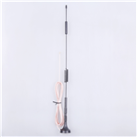 4G External Suction Cup Spring Antenna (Single Spring with Amplification), High Gain 12dB, 178 Cable L=3M, IPEX Connector