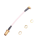 Adapter Cable RF Cable, MCX to SMA Gold-Plated Outer Thread Inner Hole, RG316, L=80mm Set of 4 1st Generation