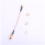 Adapter Cable RF Cable, MCX to SMA Gold-Plated Outer Thread Inner Hole, RG316, L=100mm Set of 4 1st Generation