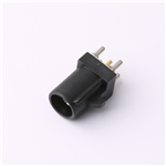 FAKRA RF Black Board-end Antenna Socket, 180° Male Connector, KH-2FK1-A-SM-101