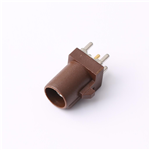 FAKRA RF Brown Board-End Antenna Socket, 180° Male Connector, KH-2FK1-F-SM-101