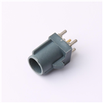 FAKRA RF Gray Board-End Antenna Socket, 180° Male Connector, KH-2FK1-G-SM-101