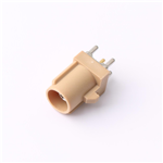 FAKRA RF Beige Board-End Antenna Socket, 180° Male Connector, KH-2FK1-I-SM-101