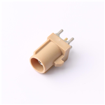 Kinghelm RF Beige FAKRA Board-end Antenna Socket 180° Male Head--KH-2FK1-I-SM-101