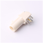 FAKRA RF White Board-End Antenna Socket, 90° Male Connector, KH-FK1-B-RM-208
