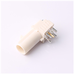 Kinghelm FK1-B-RM-208 RF White FAKRA Board-end Antenna Socket 90° Male Head--KH-FK1-B-RM-208