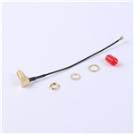 Kinghelm SMA Female to First-Generation IPEX RG137 Black Cable--KH-SMAKW-IPEX-RG1.37-B100