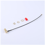 Kinghelm SMA Female to First-Generation IPEX RG137 Black Cable--KH-SMAKW-IPEX-RG1.37-B160