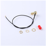 Kinghelm SMA Female to First-Generation IPEX RG137 Black Cable--KH-SMAKW-IPEX-RG1.37-B300