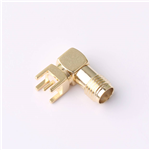 RF Coaxial Connector, Semi-right Angle SMA Female Needle Board End KH-SMA-K513-G48