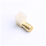 RF Coaxial Connector Semi-right Angle SMA Female Needle Board End, Height 11MM, KH-SMA-KWE11