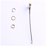 IPEX to SMA Gold-plated Elbow,RG1.13 Black Wire, L=80mm (set of 4)--KH-IPEX-SMA-W-80