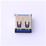 Kinghelm USB Type-A Female Socket, Straight Insertion KH-3.0AF180ZJ-13.7