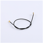 IPEX(Dual Head) Patch Cable RG113 Black Cable Length 180MM--KHA(RG1.13)-TX180B-IPEX