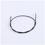 IPEX(Dual Head) Patch Cable RG113 Black Cable Length 300MM--KHA(RG1.13)-TX300B-IPEX