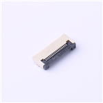FFC/FPC Connector 0.5mm Pitch Flip Cover Type - KH-FG0.5-H2.0-17PIN