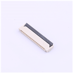 FPC Connector 1mm Pitch 16PIN Front Insert Rear Flip H2.0 SMD--KH-FPC1.0-H2.0SMT-16P-QCHF