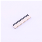 FPC Connector 1mm Pitch 20PIN Front Insert Rear Flip H2.0 SMD--KH-FPC1.0-H2.0SMT-20P-QCHF