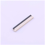 FPC Connector 1mm Pitch 28PIN Front Insert Rear Flip H2.0 SMD--KH-FPC1.0-H2.0SMT-28P-QCHF