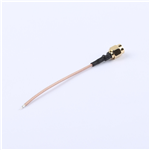 Kinghelm SMA Male Plug To SMA Male Plug, RG1.78 Cable,80mm,KH-SMAJ-221-RG1.78-80