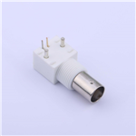 RF,BNC Connector,RF Connector,9.5 mm,75 Ohms,White Color,KH-BNC75-3511