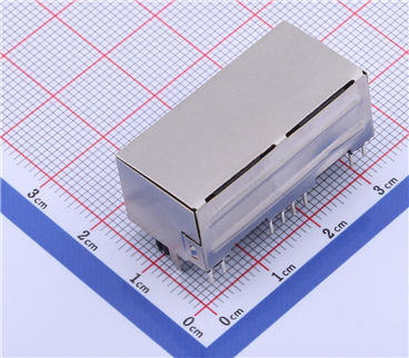 Kinghelm Network interface 1x2 port 8P8C RJ45 female Ethernet connector with LED indicator