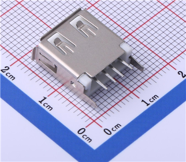 Kinghelm USB Type-A Connector female seat straight-KH-AF180ZJ-13-JB