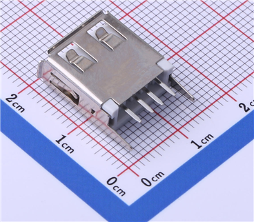 Kinghelm USB Type-A Connector female seat straight-KH-AF180ZJ-13.7-JB