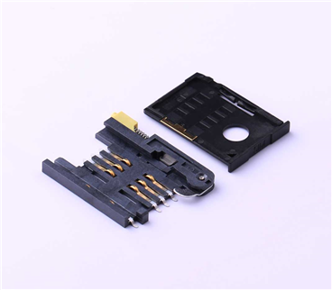 Kinghelm SIM Card Connector MiniSIM card 6PIN  (set of 2) - KH-SIM2-2.54-8F