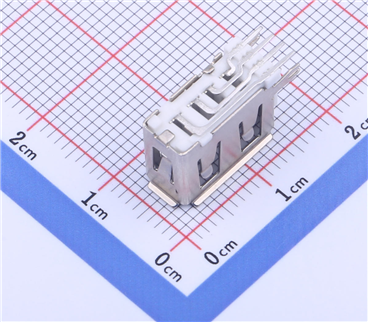 Kinghelm USB Type-A Female Connector, Side Insertion KH-AF90ZJ-10JBC