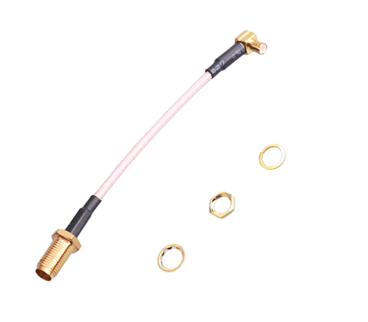 Adapter Cable RF Cable, MCX to SMA Gold-Plated Outer Thread Inner Hole, RG316, L=80mm Set of 4 1st Generation