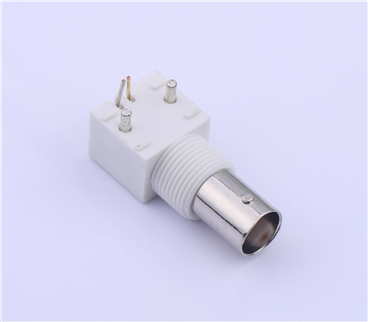 BNC Connector,RF Connector,9.5 mm,50 Ohms,White Color,KH-BNC50-3511