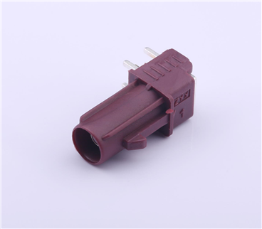 Fakra Coaxial Cable Connector,Female Pin,Purple Color,3.0*3.0*1.75mm,KH-FAK-K509-B